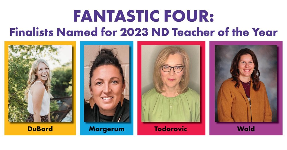 fantastic four finalists named for 2023 nd teacher of the year