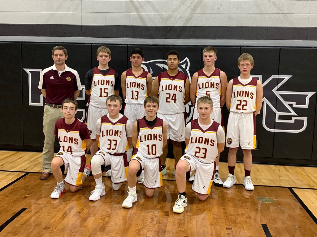 Linton-HMB 8th Grade Boys' Basketball Team Photo